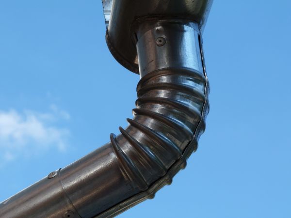 Metal Downspout Installation in Palmetto