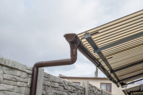 Plastic Downspout Installation in Palmetto